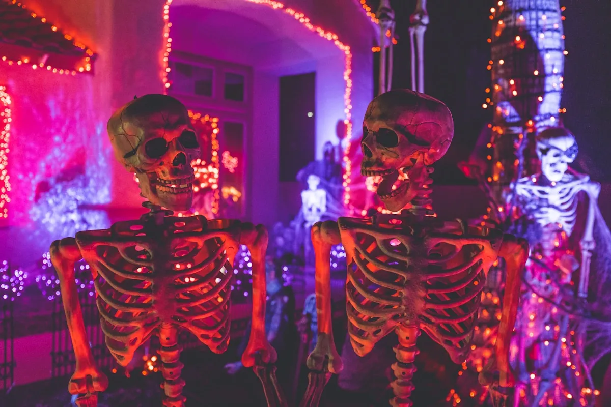 Spooky Halloween pumpkins