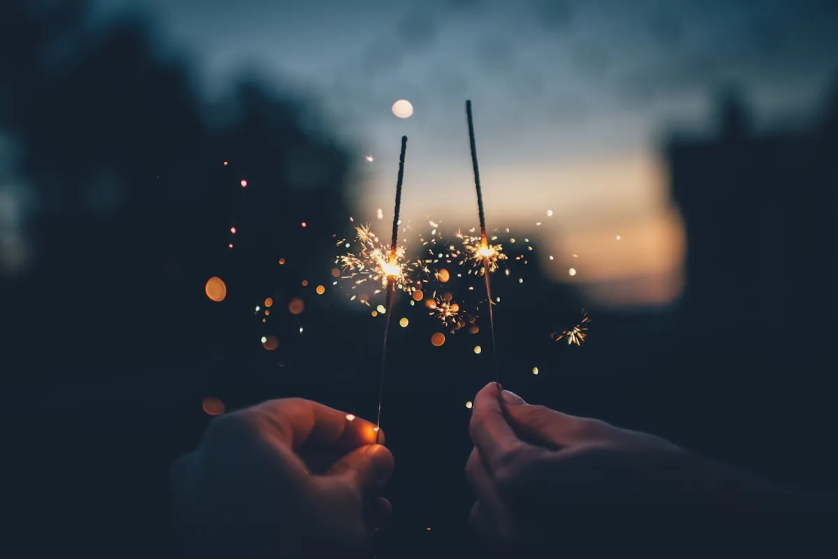 Calendar marked for New Year's Day