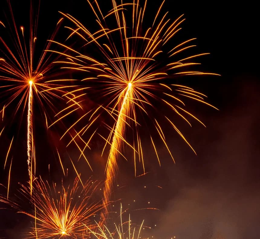 Fireworks for New Year